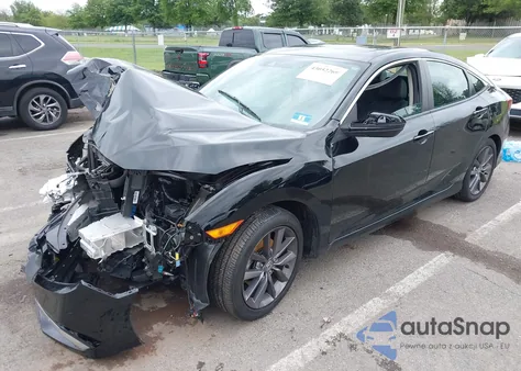 2020 Honda Civic Ex-L from USA, damaged, VIN 19XFC1F71LE201963